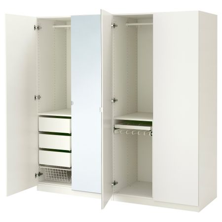 Гардероб ПАКС, белый, Танем Викедаль