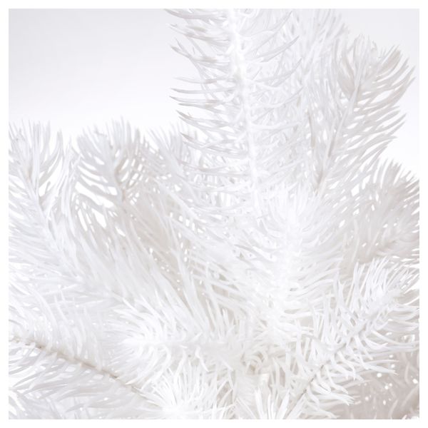 Искусственное растение в горшке ФЕЙКА, рождественская елка белый (12 см) - схема-чертеж с размерами