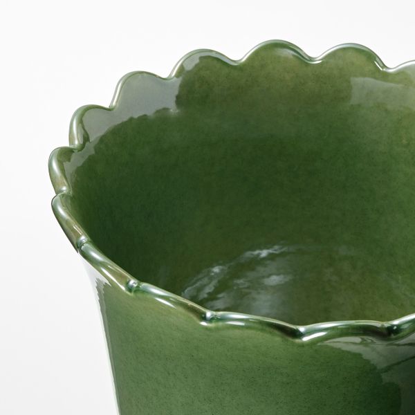 Кашпо, для дома, улицы зеленый 15 см IKEA SHARONFRUKT ШАРОНФРУКТ 904.815.75 - фото 5