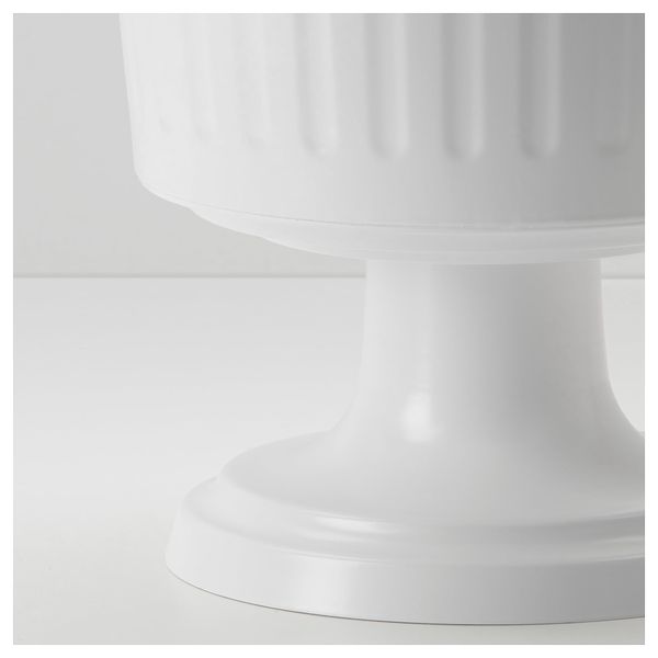 Вазон ЦИТРОНМЕЛИСС, д/дома/улицы белый (19 см) - фото 4