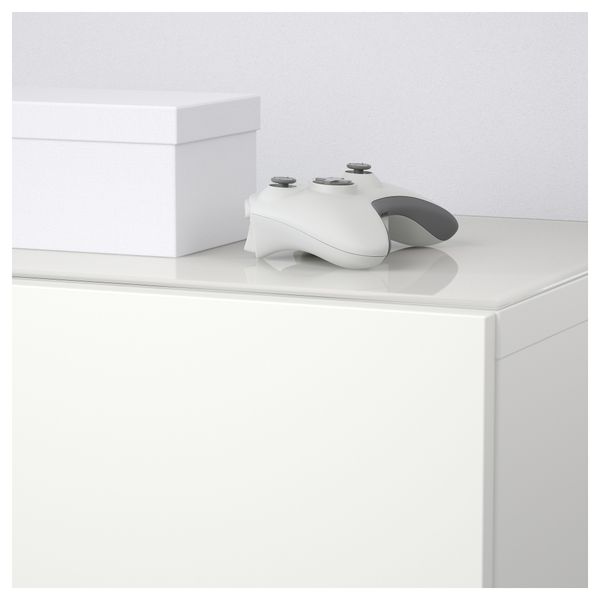 Комбинация для хранения с дверцами, ящиками БЕСТО, Лаппвикен белый (180x40x74 см) - фото 4