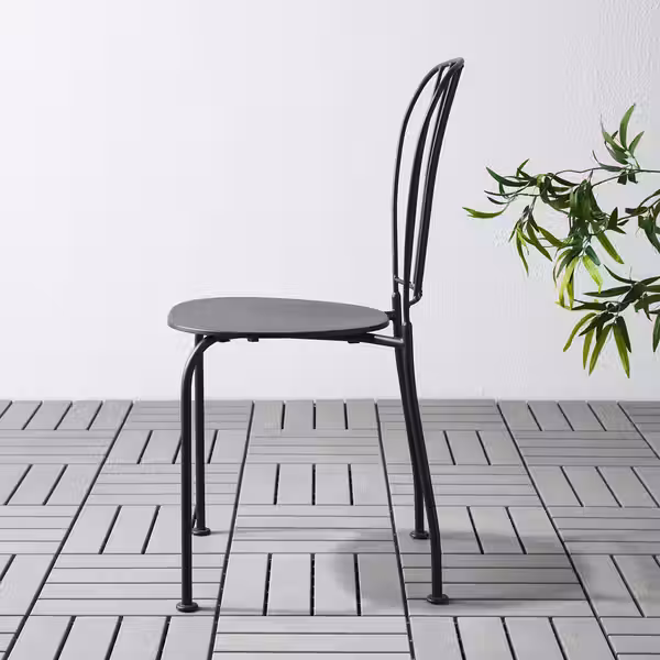 LÄCKÖ Садовый стул - серый - фото 2