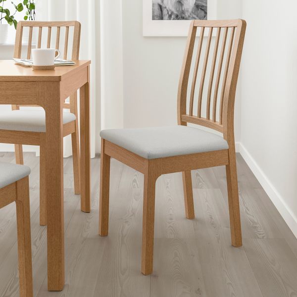 Стул, дуб/Оррста светло-серый IKEA EKEDALEN ЭКЕДАЛЕН 203.578.19 - фото 2
