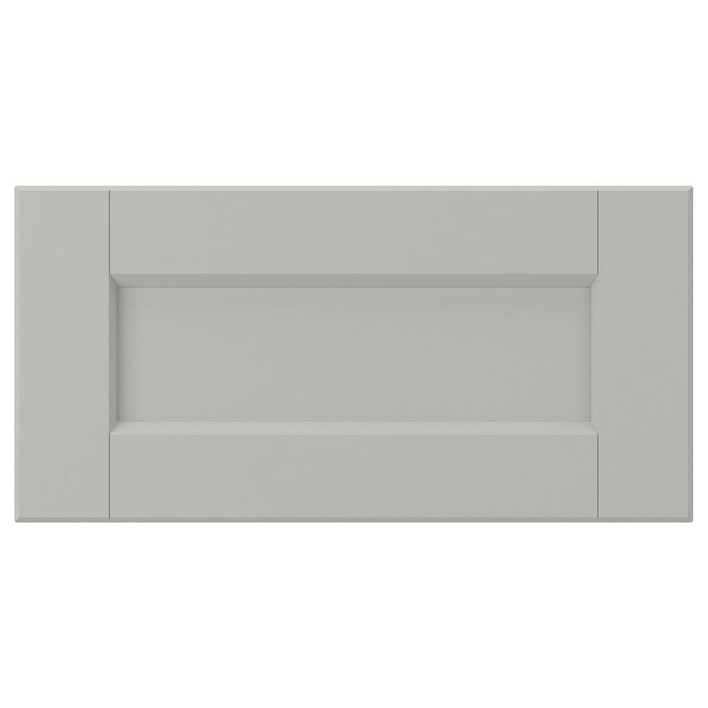 Фронтальная панель ящика, светло-серый 40x20 см IKEA LERHYTTAN ЛЕРХЮТТАН 004.615.67 - фото 1