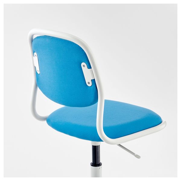 Детский стул ОРФЬЕЛЛЬ, белый, Висле ярко-синий - схема-чертеж с размерами