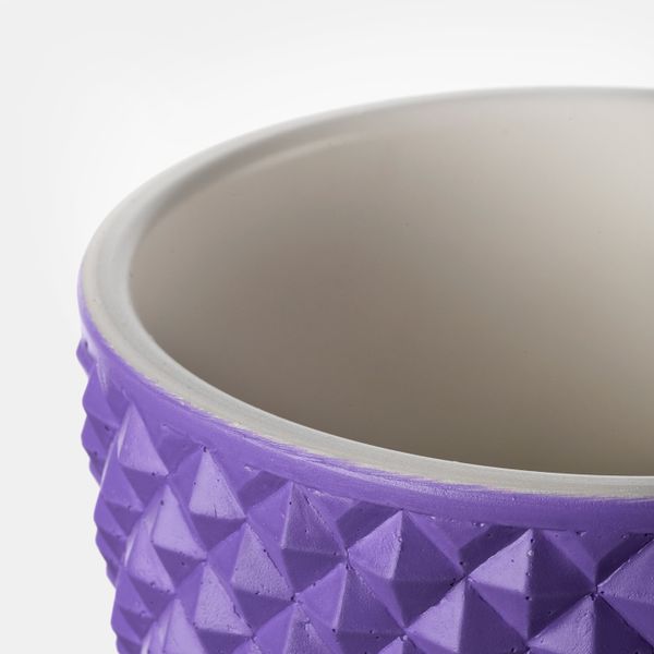 Горшок цветочный, сиреневый 12 см IKEA ПАЛСТЕРНАККА 604.659.92 - фото 3