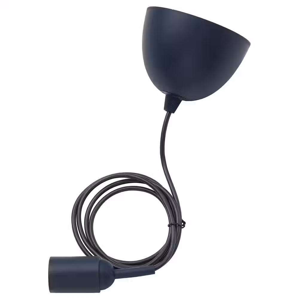 GRÅVACKA ГРОВАККА Шнур-подвес для лампочки - темно-синий 1.8 м - фото 1