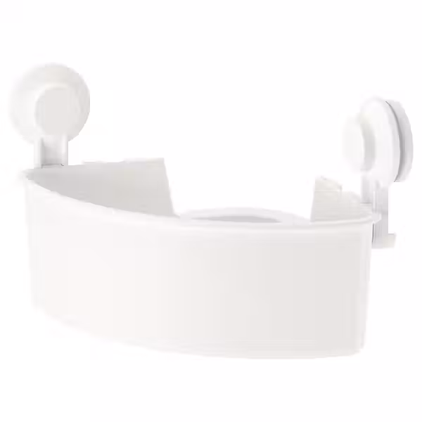 TISKEN Угловая полка на присосках - белый - фото 1