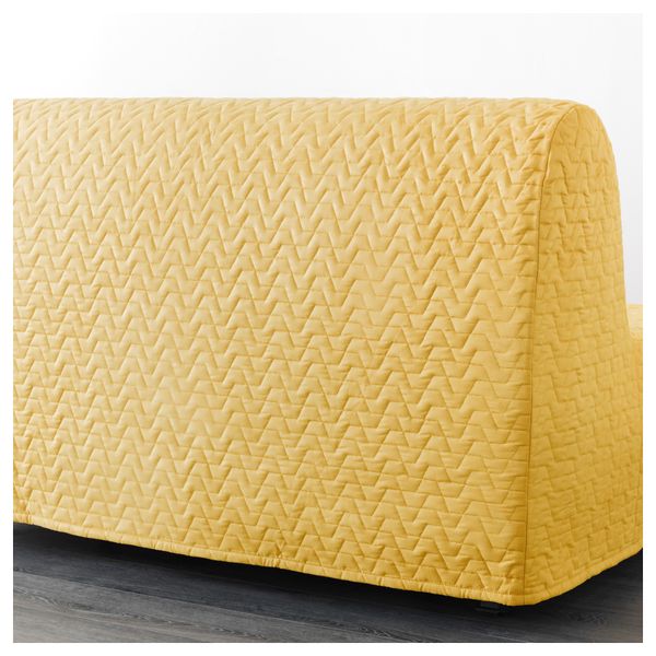 Диван-кровать 2-местная ЛИКСЕЛЕ МУРБО, Валларум желтый - фото 5