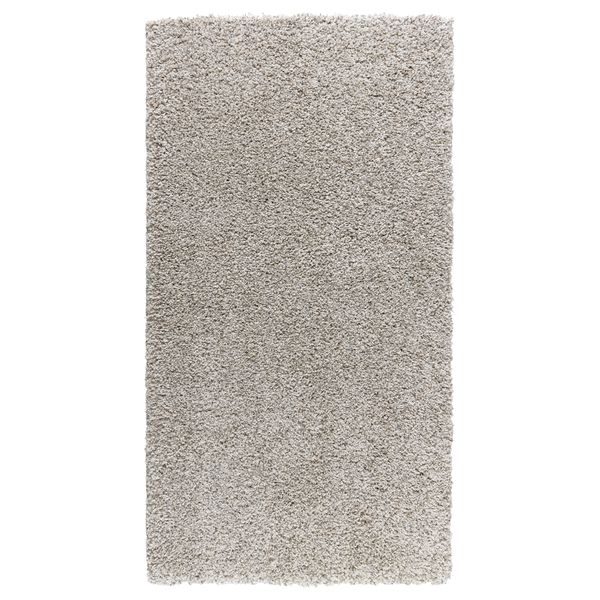 Ковер, длинный ворс АЛЬХЕДЕ, белый с оттенком (80x150 см) - фото 1