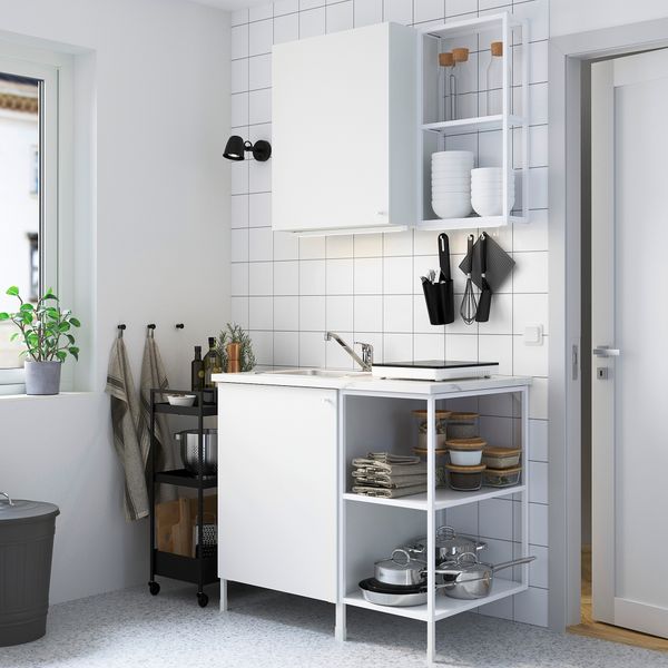 Кухня, белый, 103x63.5x222 см IKEA BEGIVENHET БЕГИВЕНХЕТ 993.368.95 - фото 3