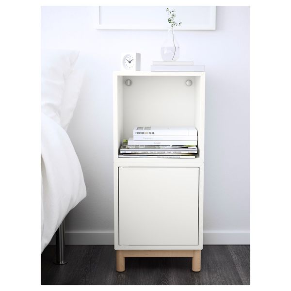 Комбинация шкафов с ножками, белый 35x35x80 см IKEA ЭКЕТ 191.891.91 - фото 2