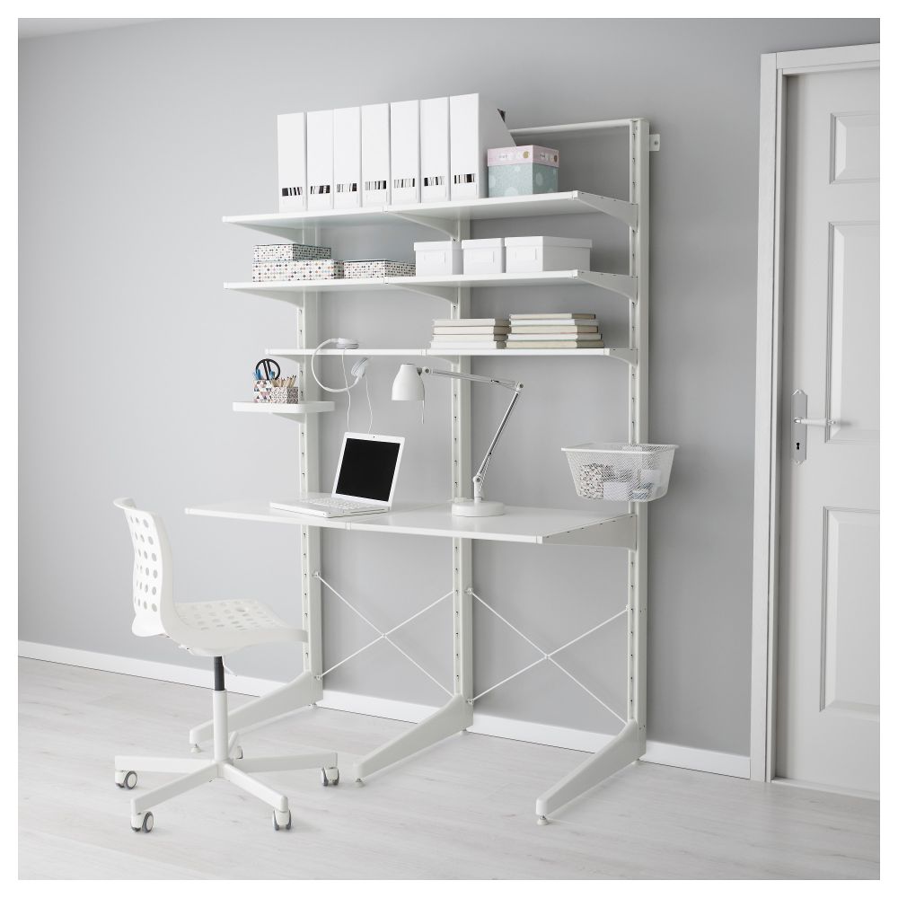 Стойка, ножка, полки АЛЬГОТ, белый (154x67x194 см) - фото 1