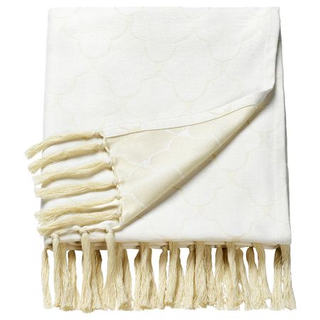 Плед, бежевый 120x180 см IKEA LJUVARE ЛЬЮВАРЕ 804.921.31