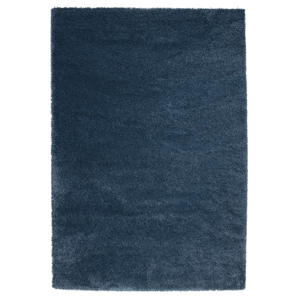Ковер, длинный ворс ОДУМ, темно-синий - фото 1