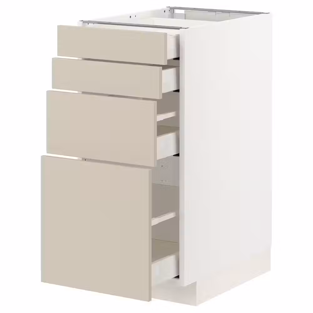 METOD / MAXIMERA Напольный шкаф 4 фасада/4 ящика - фото 1