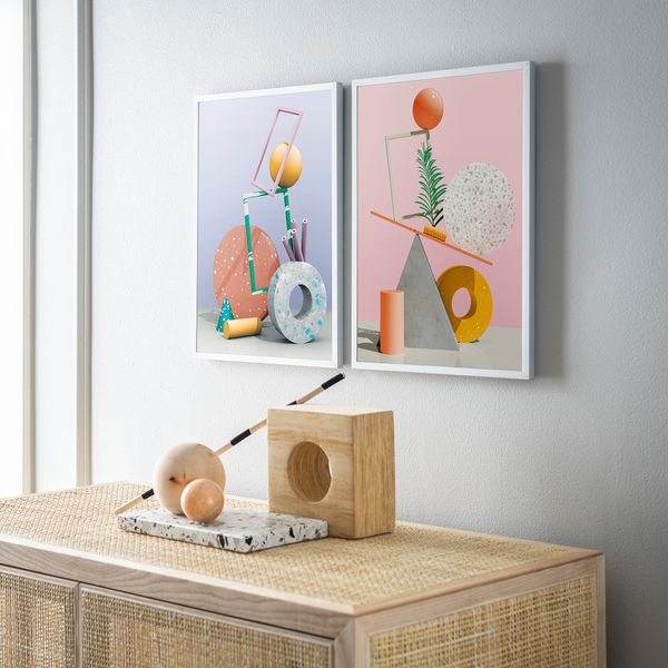 Постер БИЛЬД, натюрморт (30x40 см) - схема-чертеж с размерами