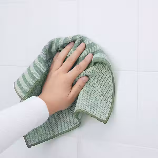 PEPPRIG Салфетка из микрофибры - зеленый синий/желтый 28x28 см - фото 4