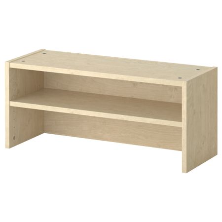 Верхняя полка БИЛЛИ, березовый шпон (80x28x35 см)