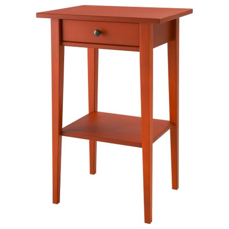 Тумба прикроватная ХЕМНЭС, красный (46x35 см)