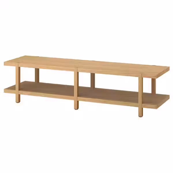 STOCKHOLM 2025 СТОКГОЛЬМ 2025 Стеллаж/скамья - дубовый шпон 180x41x44 см - фото 1