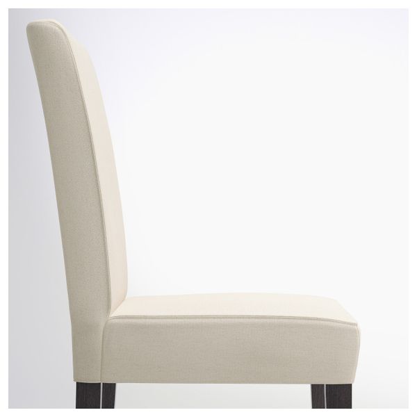 Стул, темно-коричневый, Линнерид неокрашенный IKEA ХЕНРИКСДАЛЬ 792.271.66 - схема-чертеж с размерами