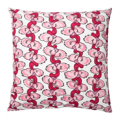 Чехол на подушку СТУНСИГ, мордочки (65x65 см)