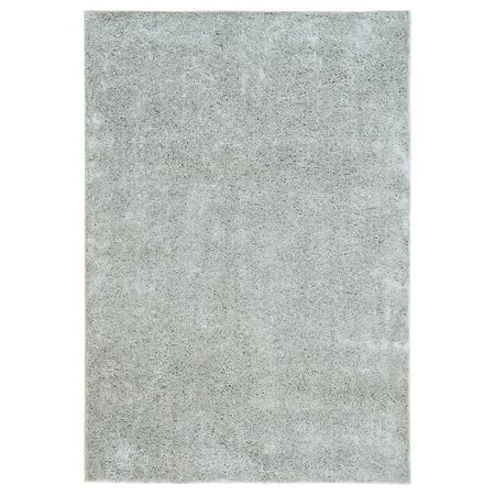Ковер, длинный ворс, светло-серый 133x195 см IKEA VONGE ВОНГЕ 904.362.29