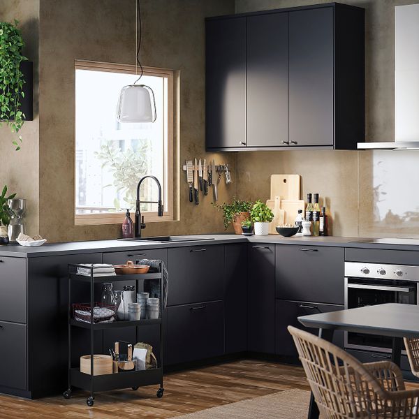 Накладная панель, 39x240 см, антрацит IKEA KUNGSBACKA КУНГСБАККА 003.373.23 - схема-чертеж с размерами