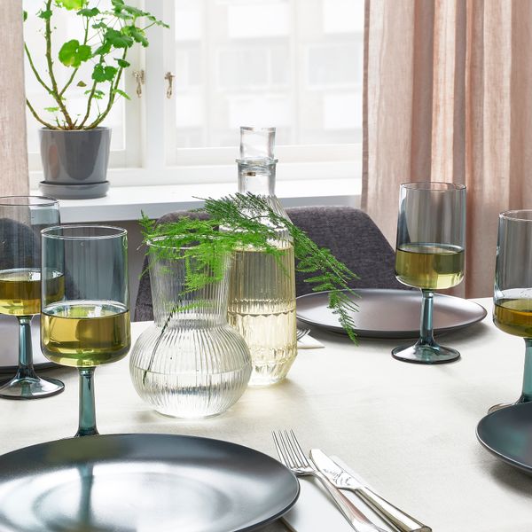 Бокал для вина, серый, 41 сл IKEA OMBONAD ОМБОНАД 905.046.47 - фото 5