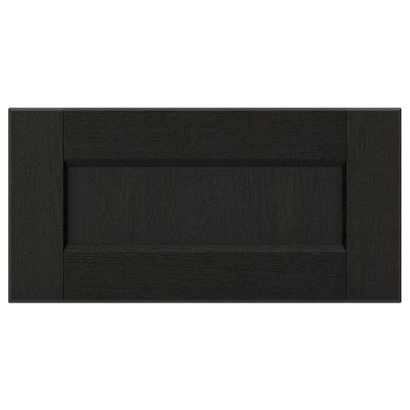 Фронтальная панель ящика, черная морилка 40x20 см IKEA LERHYTTAN ЛЕРХЮТТАН 803.565.05