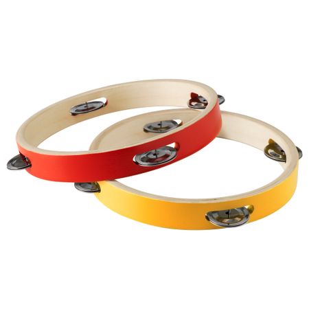 Бубен ЛАТТО, красный/желтый
