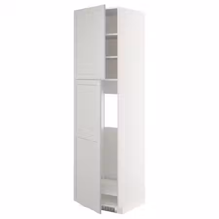 METOD Высокий шкаф д/холодильника/2дверцы