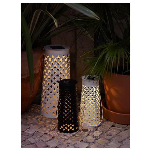 Настольная светодиодная лампа, солнечная батарея СОЛВИДЕН, конусообразный белый - схема-чертеж с размерами