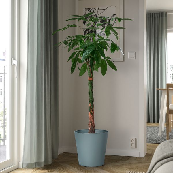 Кашпо, для дома, улицы серо-синий светлый, 32 см IKEA VITLÖK ВИТЛОК 605.607.10 - фото 5