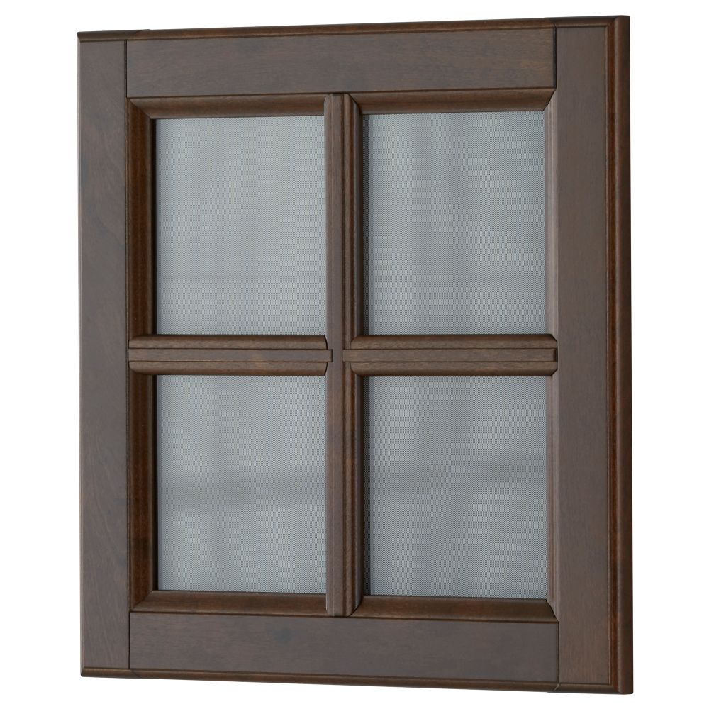 Стеклянная дверь ДАЛАРНА, темно-коричневый - схема-чертеж с размерами