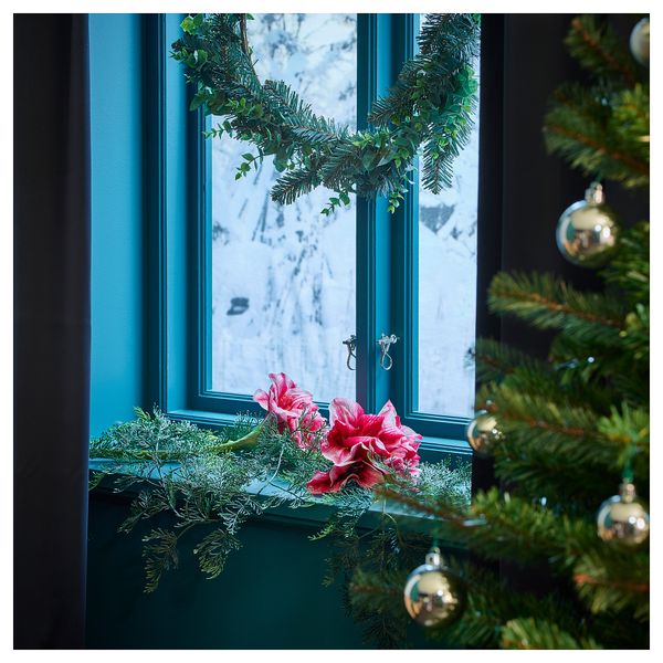 Цветок искусственный СМИККА, Амариллис розовый (60 см) - схема-чертеж с размерами