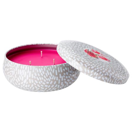 Ароматическая свеча СОММАР 2018, розовый Дыня и огурец, розовый (6 см)