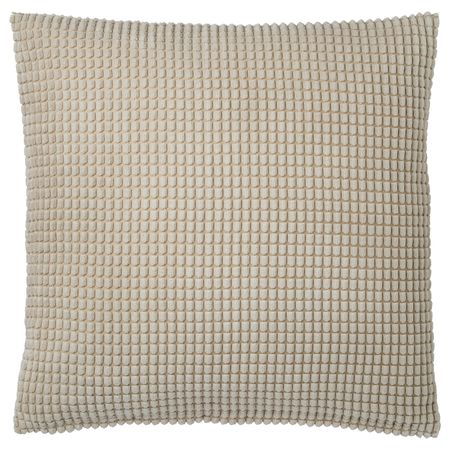 Чехол на подушку, бежевый 50x50 см IKEA GULLKLOCKA ГУЛЛЬКЛОКА 804.649.58