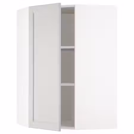 METOD Угловой навесной шкаф с полками