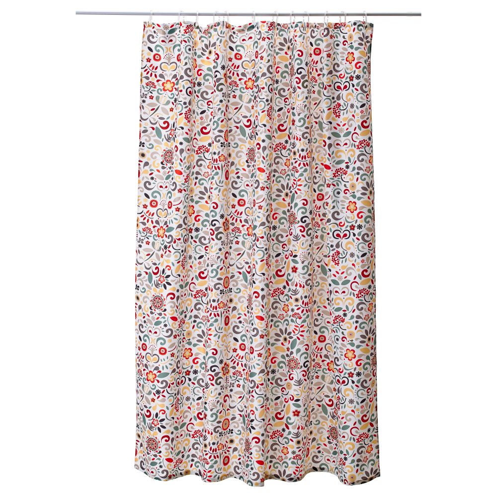 Штора для ванной ОКЕРКУЛЛА, разноцветный (180x200 см) - фото 1