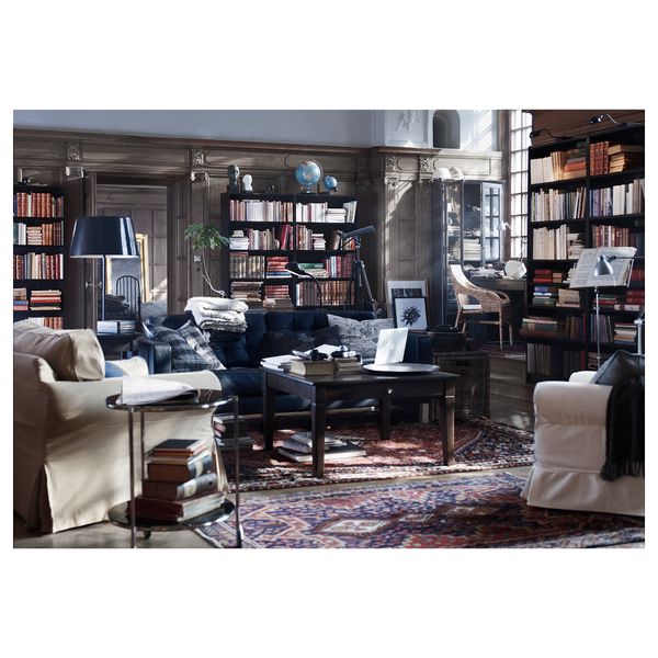 Стеллаж, 80x28x202 см, черно-коричневый IKEA BILLY БИЛЛИ 402.638.48 - фото 6