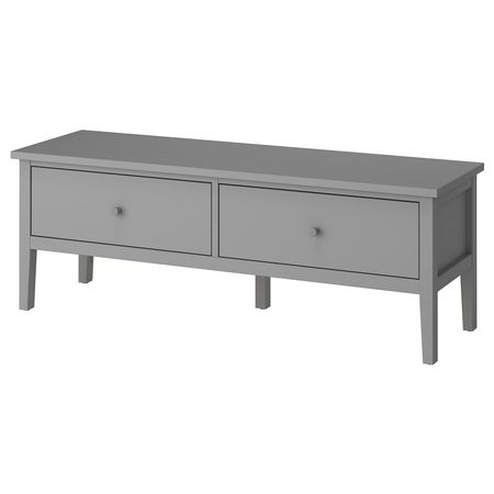 GULLABERG Скамья с ящиком - серый 148x43x52 см