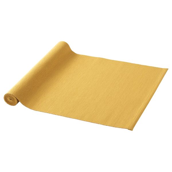 Дорожка настольная, темно-желтый 35x130 см IKEA UTBYTT УТБЮТТ 104.796.80 - фото 1