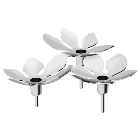 Подсвечник для 3 свечей СТОКГОЛЬМ, нержавеющ сталь