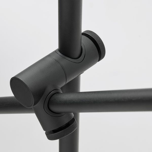 Светильник напольный для чтения, черный IKEA SKURUP СКУРУП 504.711.25 - схема-чертеж с размерами