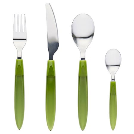 Столовый набор, 24 предмета ДИТУ, зеленый