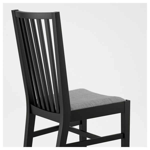 Стул НОРНЭС, черный, Исунда серый - фото 7