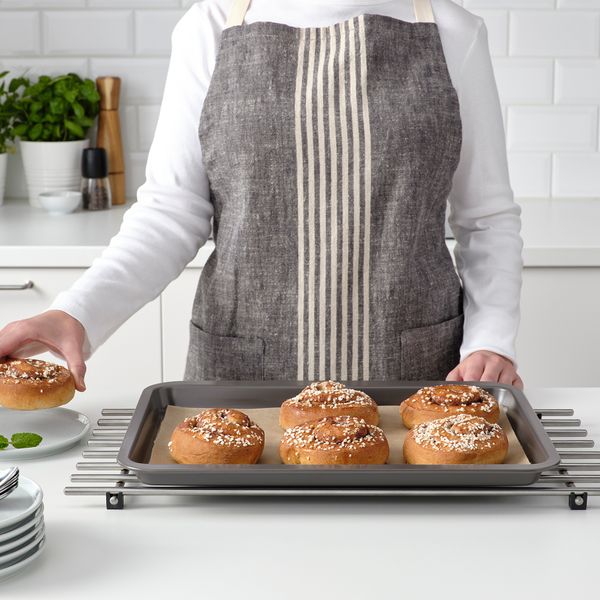 Форма для выпечки, серый, 40x30 см IKEA HEMMAHOS ХЕММАХОСBAK ХЕММАБАК 804.898.88 - фото 5