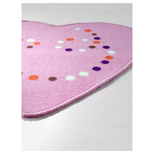 Ковер, короткий ворс ЕРТЛИГ, розовый (67x64 см) - схема-чертеж с размерами